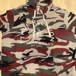 True Religion Men's Camouflage Hoodie